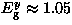 $E_{\rm g}^{xy}\approx 1.1$