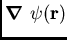 \begin{gather}\frac{1}{2m^*}\left(\frac{\hbar}{i}\mbox{\boldmath$\nabla$ }-
\fra . . . 
 . . . rac{e^{*2}}{m^*c}\vert\psi(\mathbf{r})\vert^2\mathbf{A}(\mathbf{r})
\end{gather}
