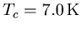 $T_c = 59\,\mathrm{K}$