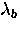 $\lambda_b$